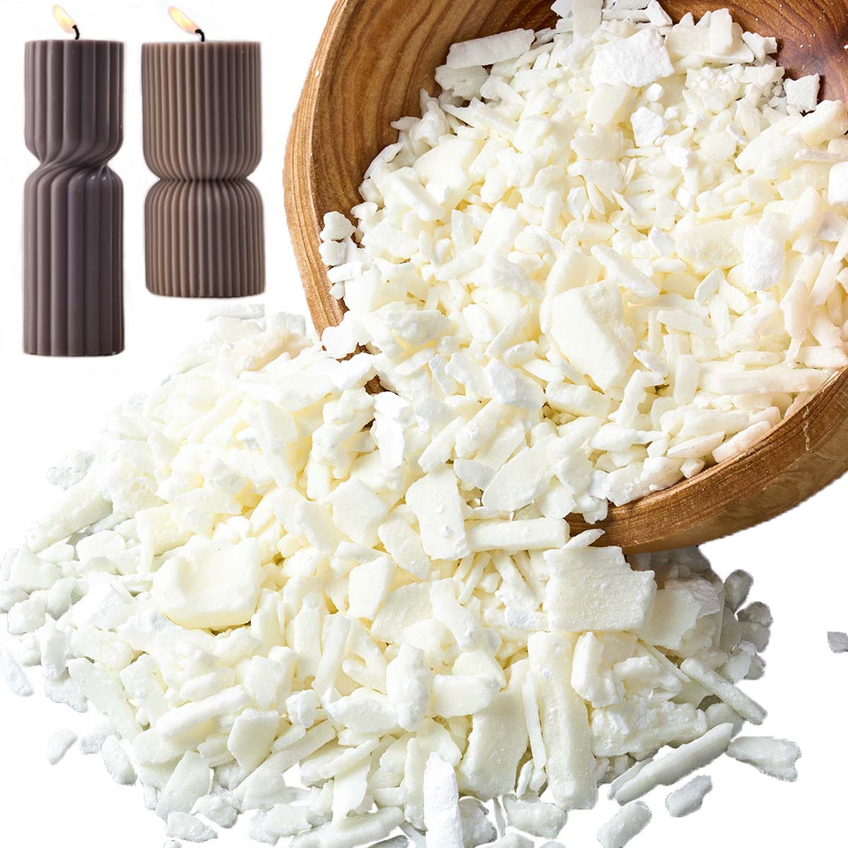 1 Pounds Pure White Soy Wax Fo - Candle Making Wax ulasan dan harga