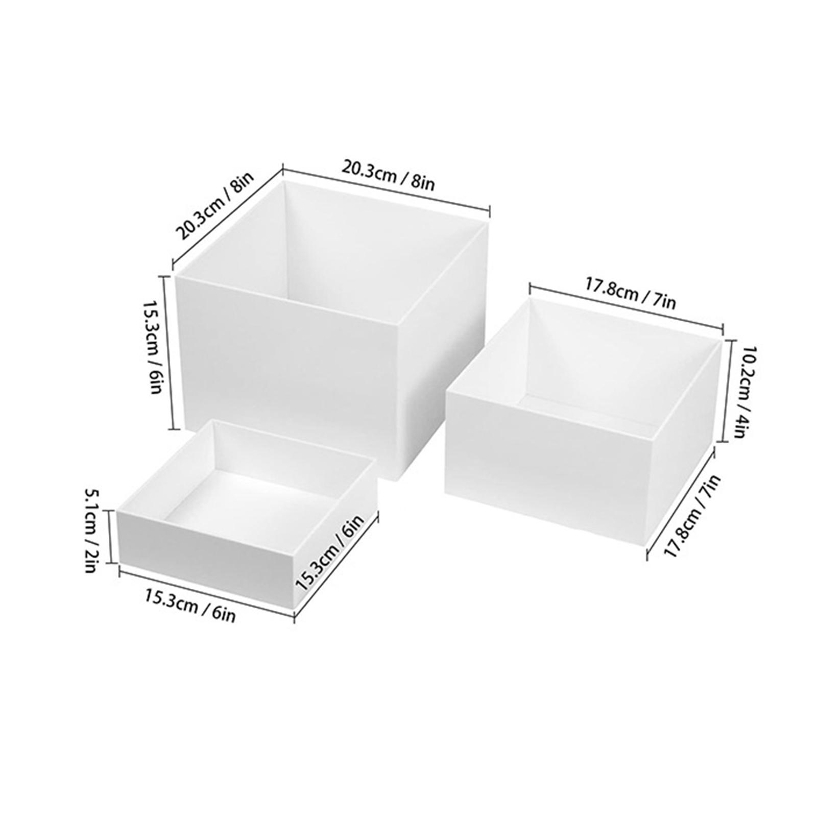 3Pcs Buffet Risers with Hollow - Exhibition Of Art And Craft ulasan dan harga