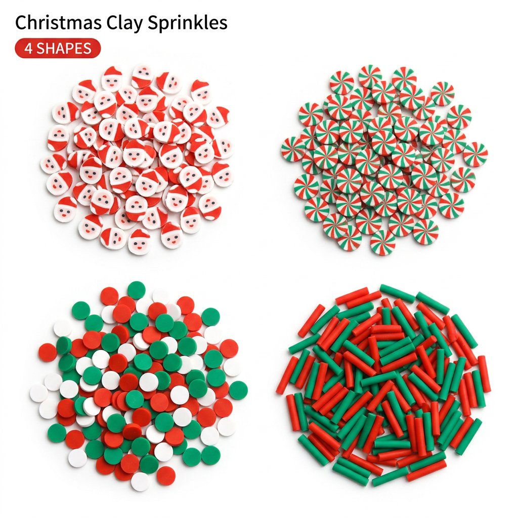1500pcs Christmas Clay Sprinkl - Art Craft Event ulasan dan harga