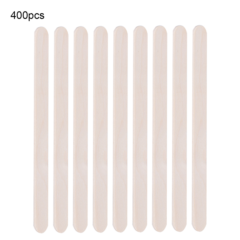 400PCS Wooden Ice Cream Sticks - Art Craft With Ice Cream Stick ulasan dan harga
