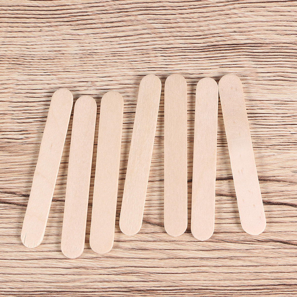50Pcs Wooden Craft Sticks Natu - Art Craft With Ice Cream Stick ulasan dan harga