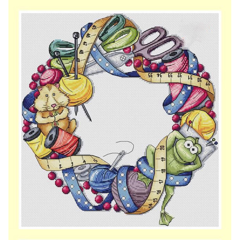 11269 Cross Stitch Kits Embroi - Punch Needle Kit ulasan dan harga