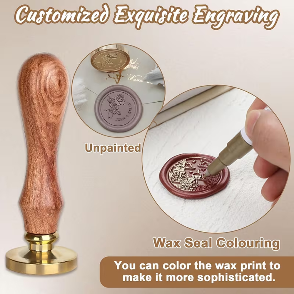 Personalized Wax Sealing Stamp - Batik Wax Kit ulasan dan harga