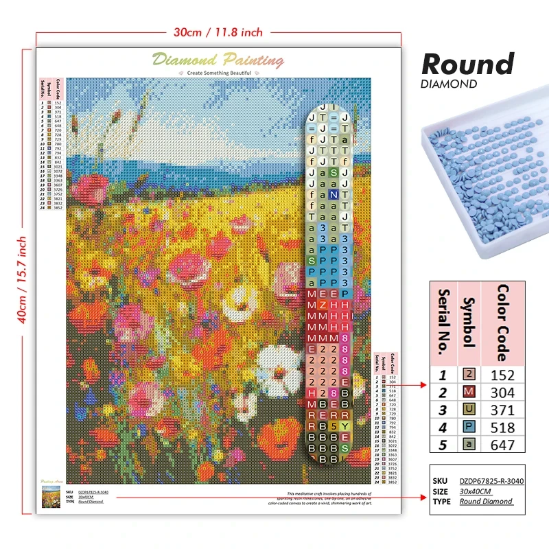 5D DIY Diamond Painting Kit Sc - Art Craft Village ulasan dan harga