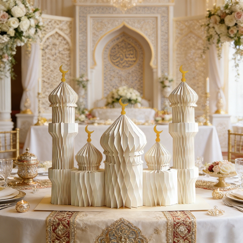 3D Honeycomb Paper Art Palace  - Art Craft Event ulasan dan harga