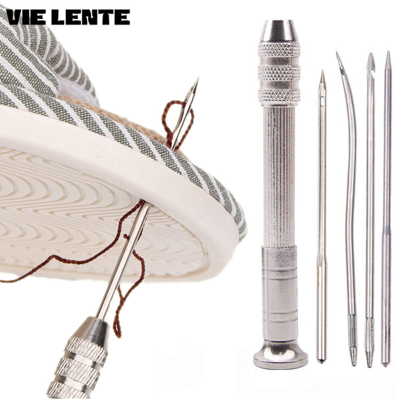 5pcs Leather Sewing Awl Set Sh - Punch Needle Kit ulasan dan harga