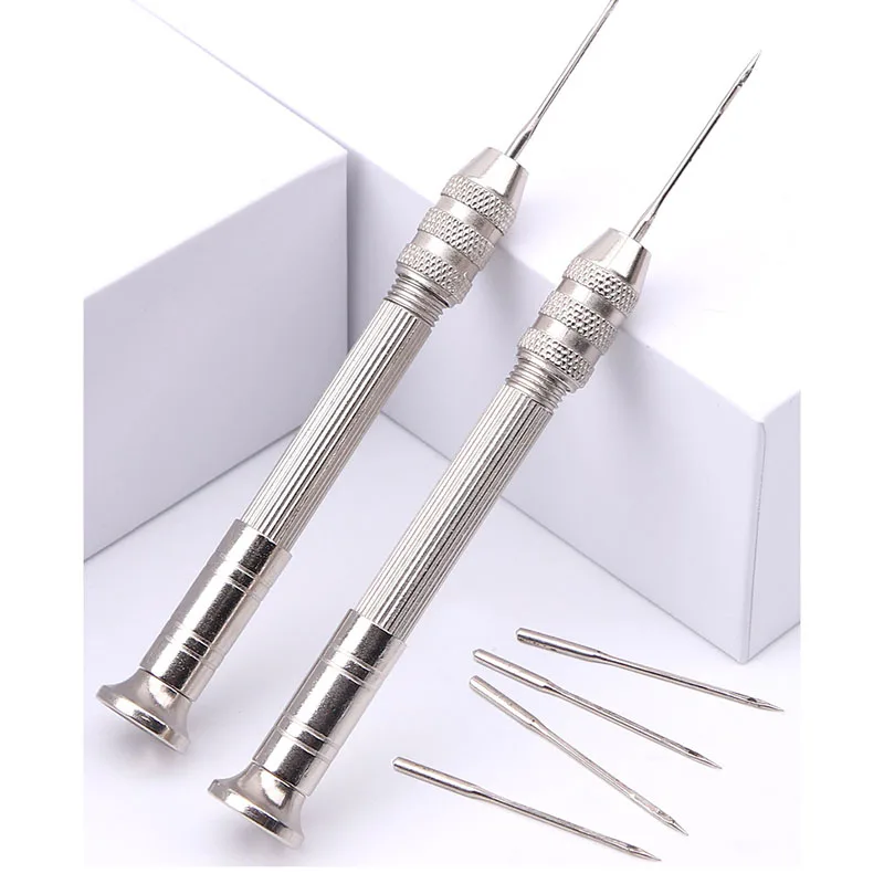 5pcs Leather Sewing Awl Set Sh - Punch Needle Kit ulasan dan harga