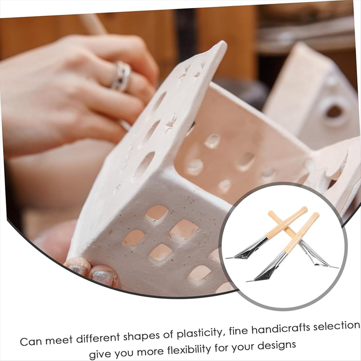 A008 3pcs Wax Tool Clay Tool W - Batik Wax Kit ulasan dan harga