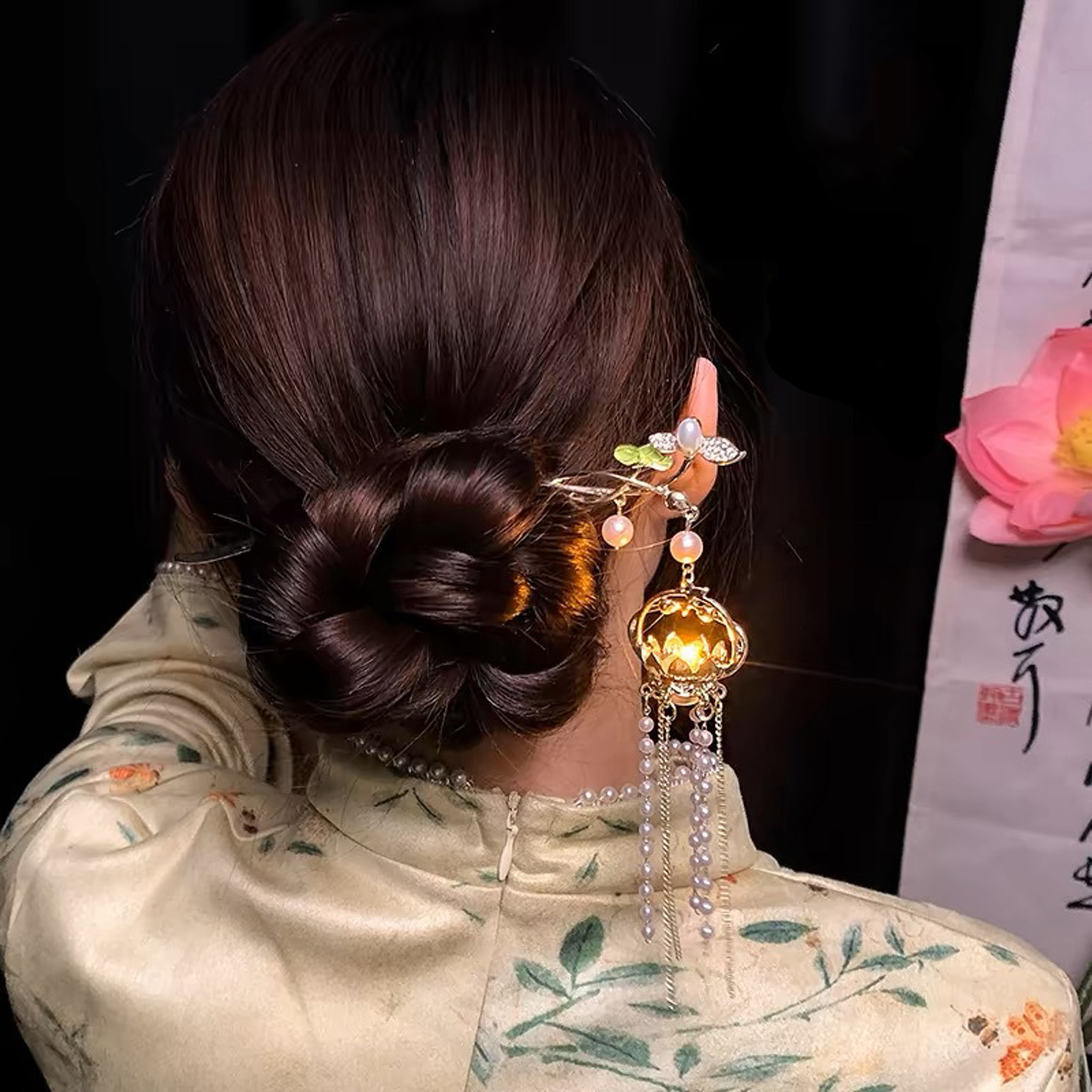 Luminous Flower Hairpin For Wo - Art Craft Shop ulasan dan harga