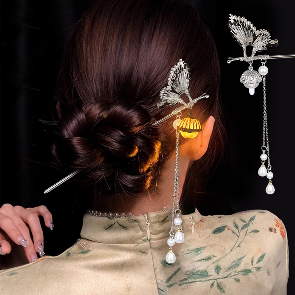 Luminous Flower Hairpin For Wo - Art Craft Shop ulasan dan harga