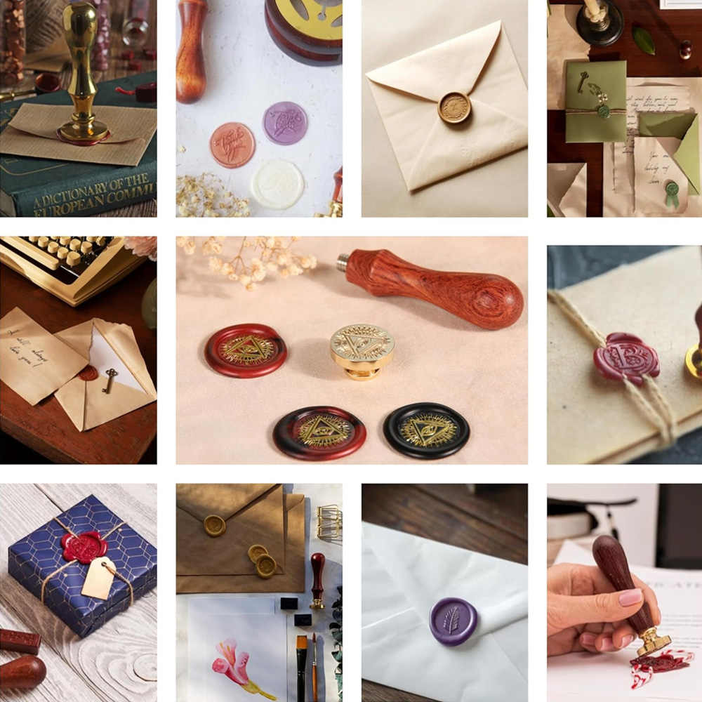 Custom Wax Seal Stamp,Personal - Batik Wax Kit ulasan dan harga