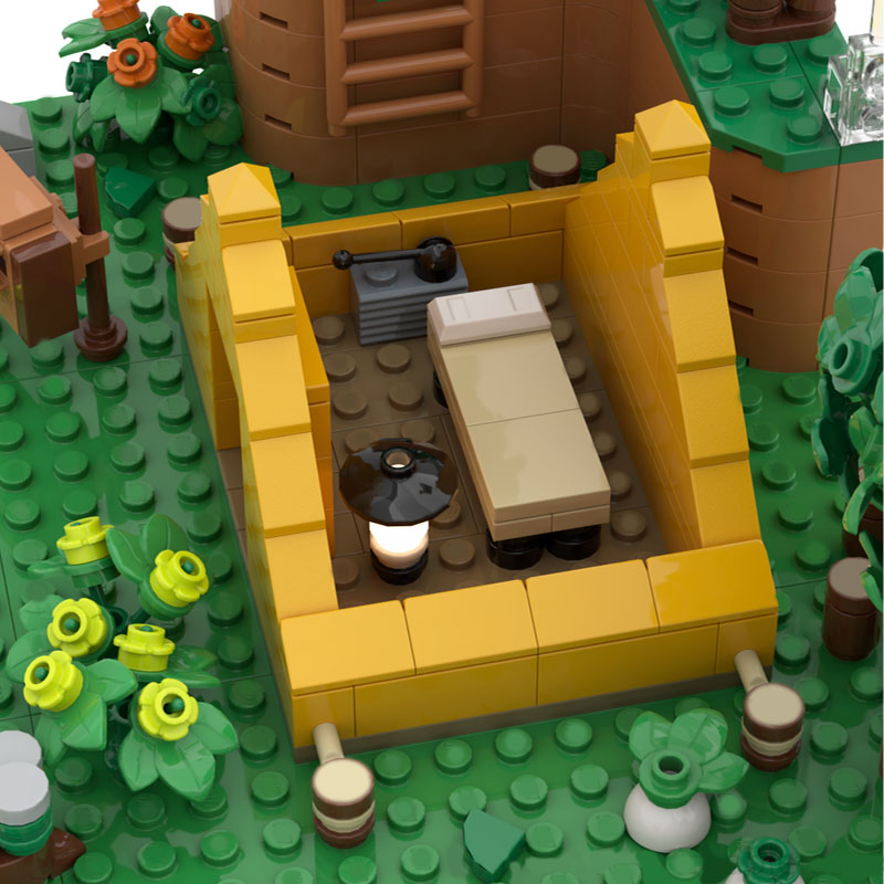 909pcs MOC Animal Crossing Vil - Art Craft Village ulasan dan harga