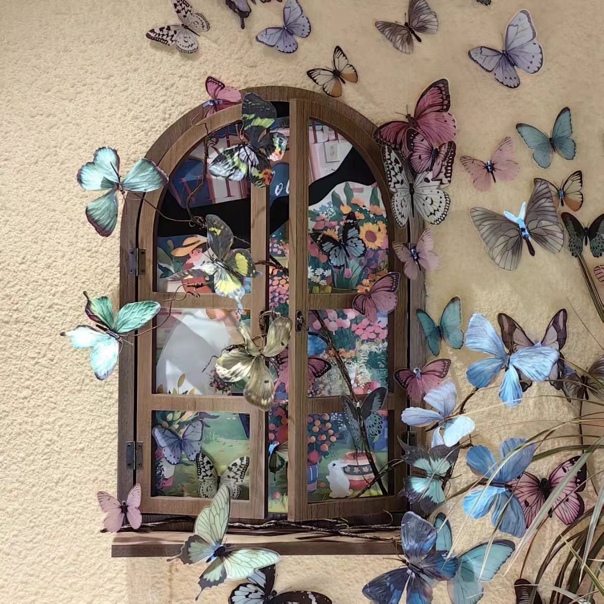 12pcs 3D Butterfly Wall Sticke - Art Craft Event ulasan dan harga