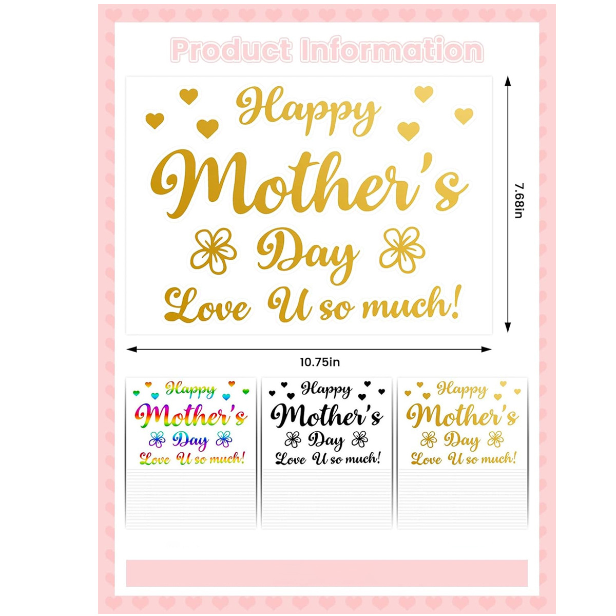 Mother’s Day Party Balloon Sti - Art Craft Mother'S Day ulasan dan harga