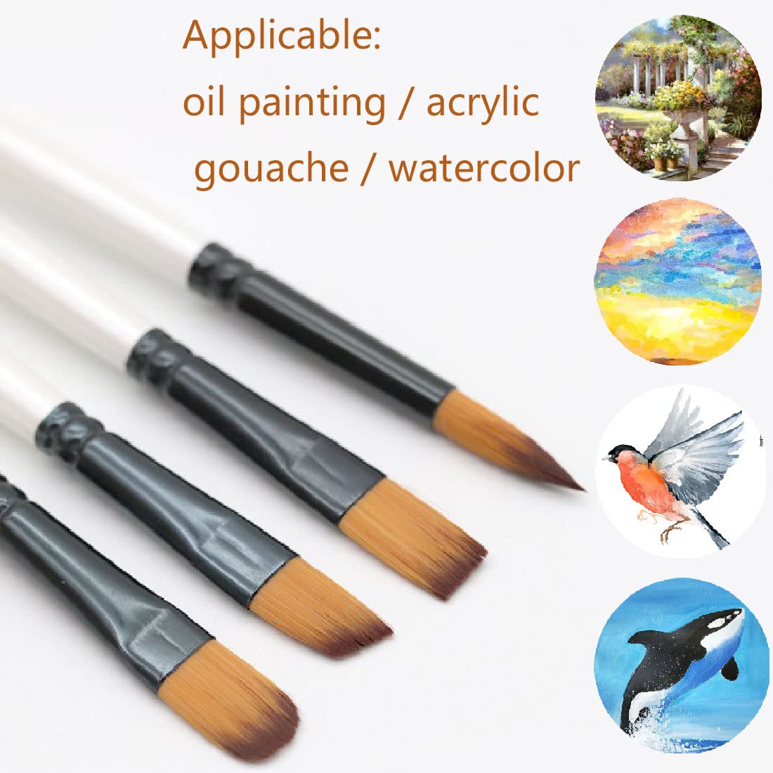 BOMEIJIA Paint Brushes Set Rou - Gouache Paint Set ulasan dan harga