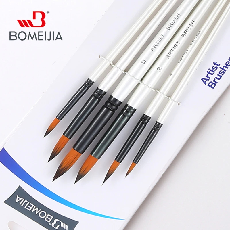 BOMEIJIA Paint Brushes Set Rou - Gouache Paint Set ulasan dan harga