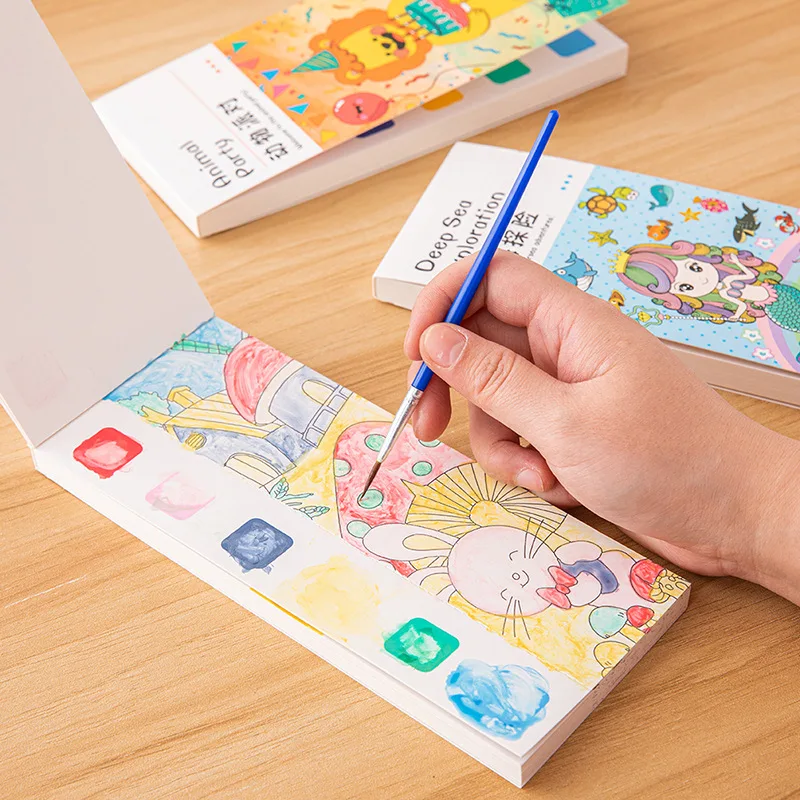 20 Pages Portable Watercolor P - Gouache Paint Set ulasan dan harga