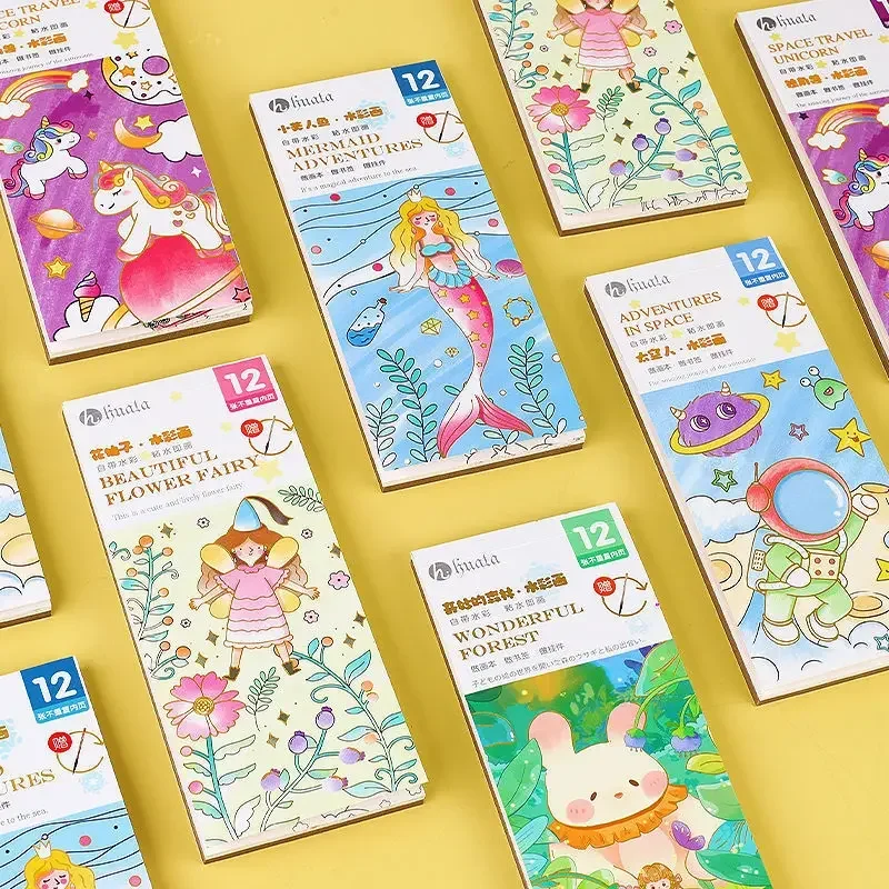 20 Pages Portable Watercolor P - Gouache Paint Set ulasan dan harga