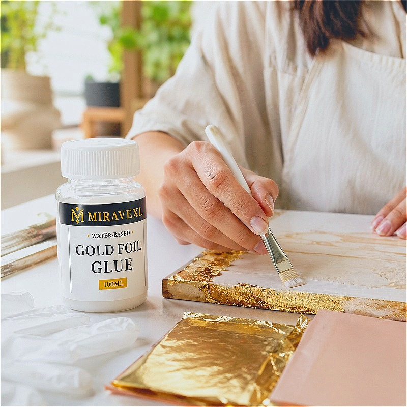 50/100ml Water Based Gold Foil - Art Craft Event ulasan dan harga