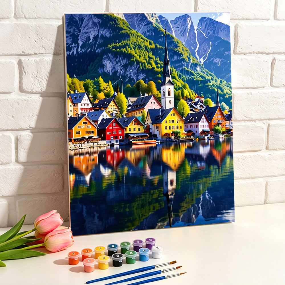 DIY Digital Oil Painting Color - Art Craft Village ulasan dan harga