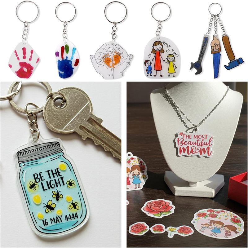 LIKE WISH Shrink Plastic Art S - Art Craft Mother'S Day ulasan dan harga