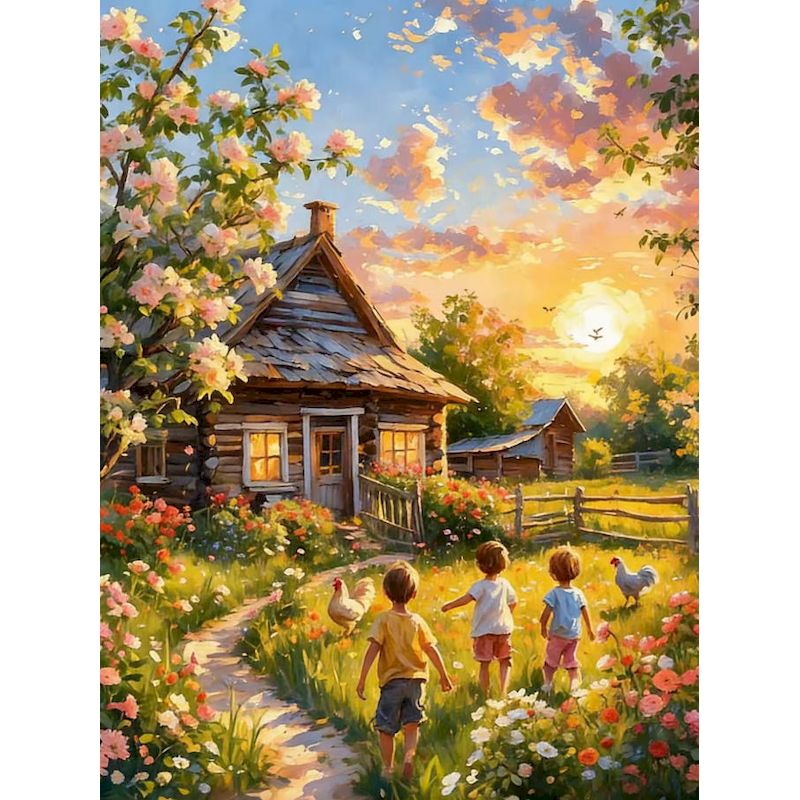 GATYZTORY Village Painting By  - Art Craft Village ulasan dan harga
