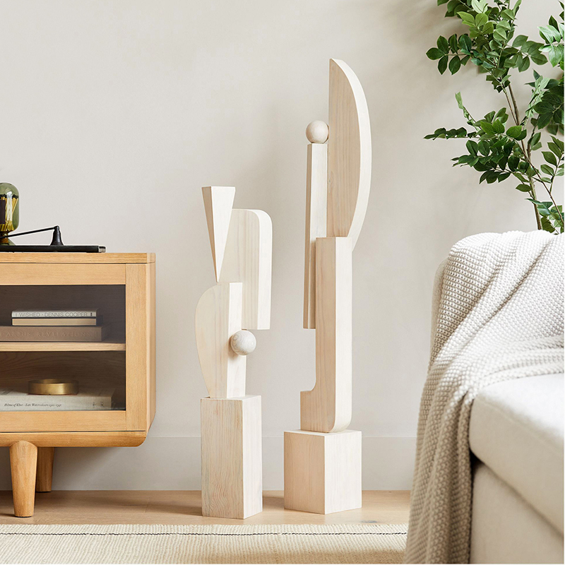 Solid wood abstract geometric  - Exhibition Of Art And Craft ulasan dan harga