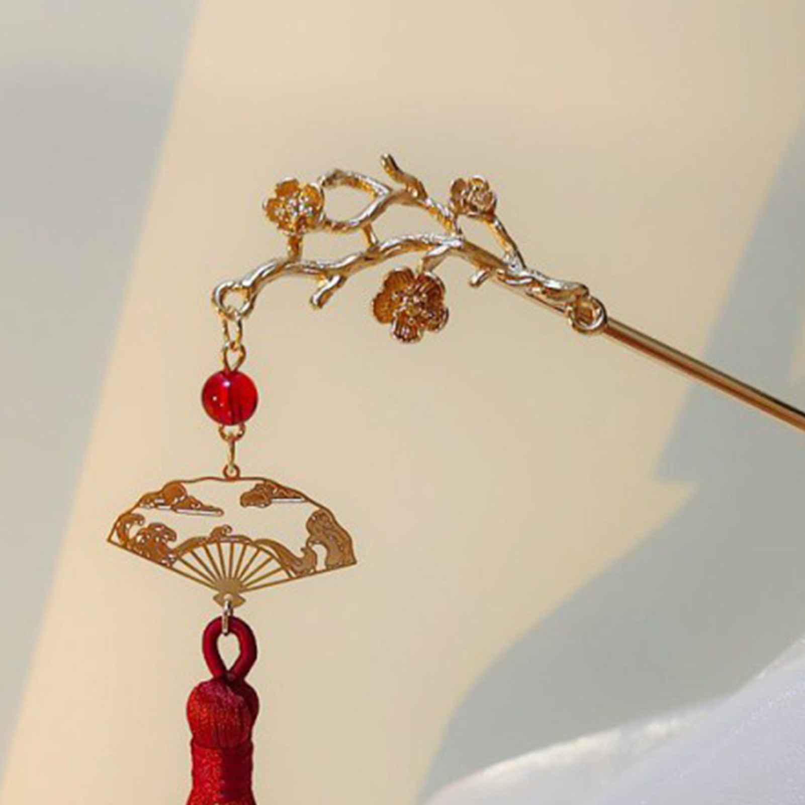 Retro Flower Tassel Hairpin Fo - Art Craft Shop ulasan dan harga