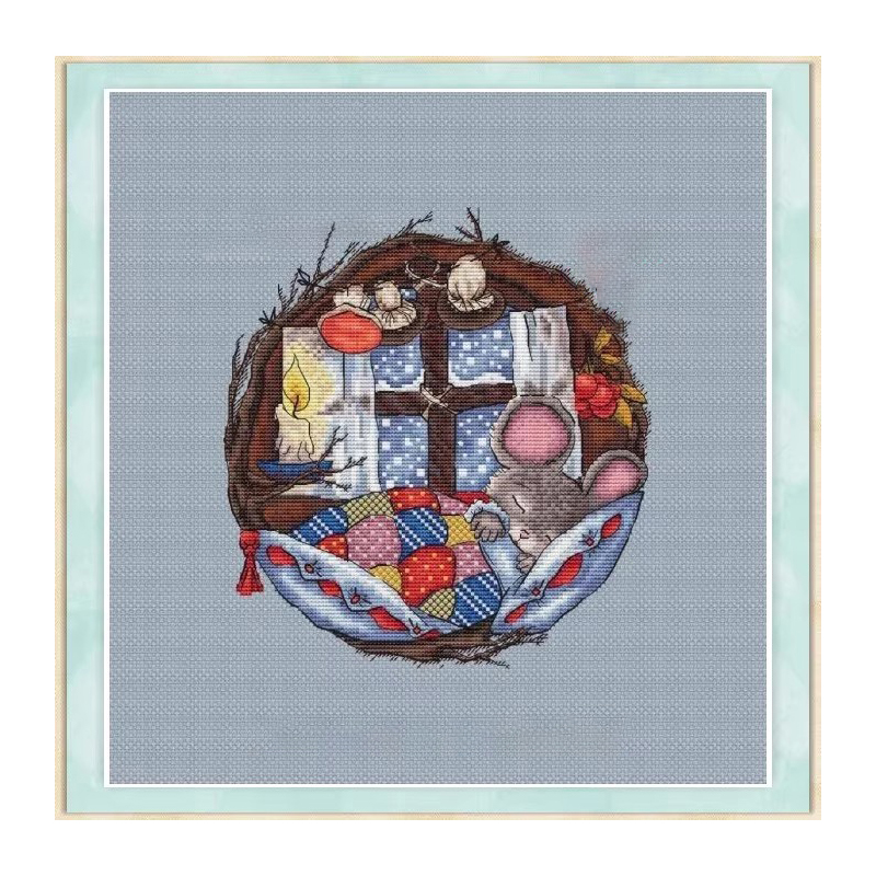 10755 Cross Stitch Kits Embroi - Punch Needle Kit ulasan dan harga