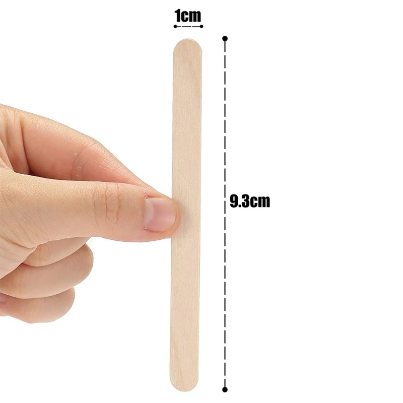  50/100Pcs Popsicle Sticks Pu - Art Craft With Ice Cream Stick ulasan dan harga