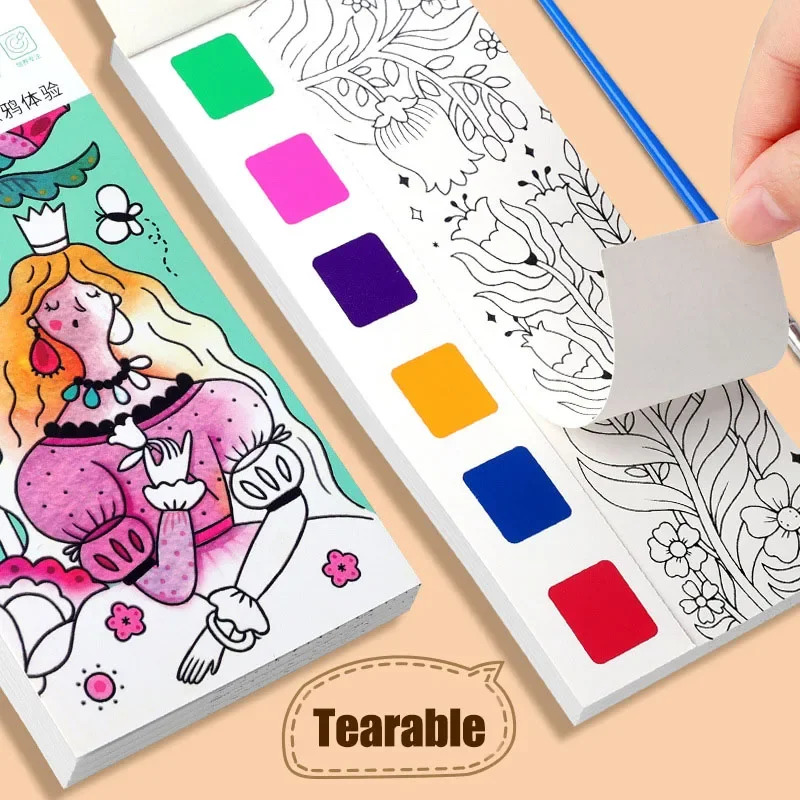 Portable Watercolor Book Set - - Gouache Paint Set ulasan dan harga