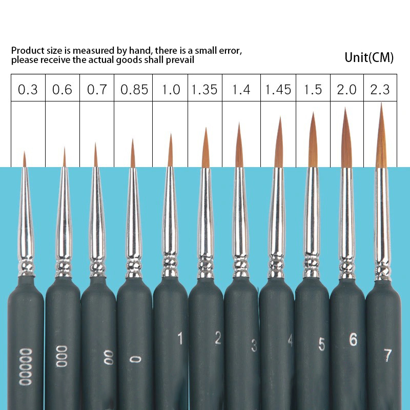 11/22pcs Miniature Hook Line P - Gouache Paint Set ulasan dan harga