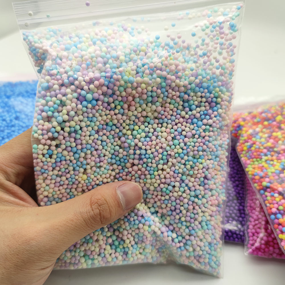 10g 2.5-3mm Foam Beads Colorfu - Art Craft Event ulasan dan harga