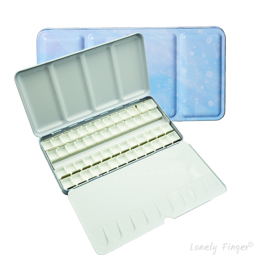 Empty Watercolor Palette Tin S - Gouache Paint Set ulasan dan harga