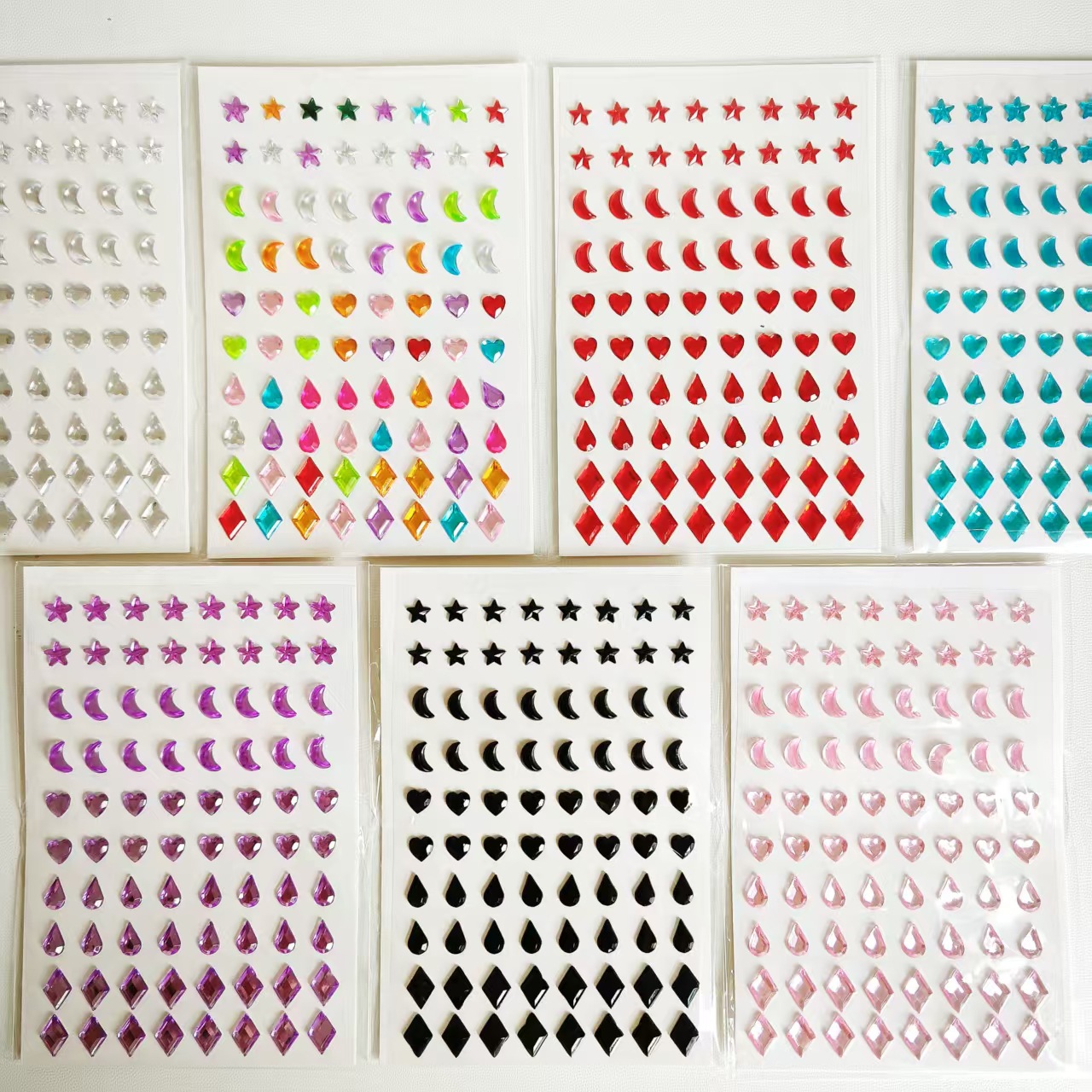 Acrylic 3D Gem Sticker Art Cro - Art Crafts ulasan dan harga