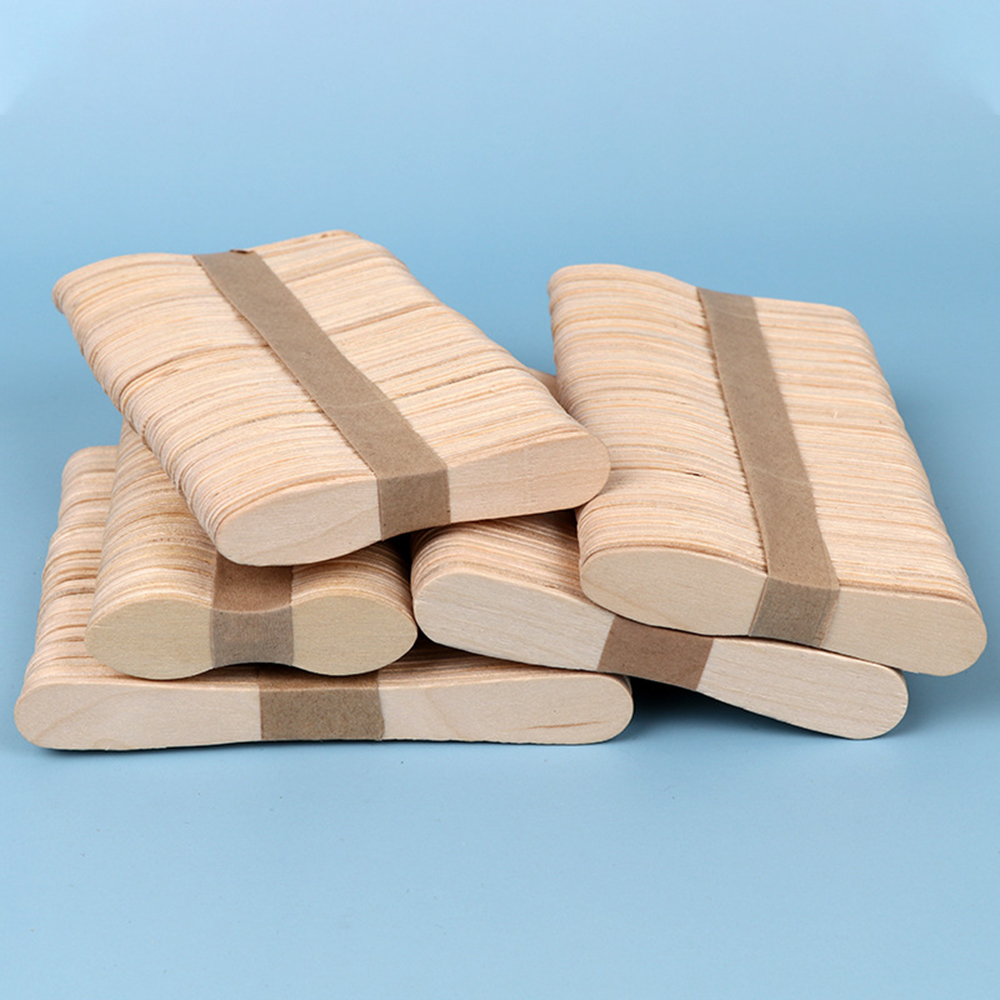 50/100pcs Natural Wood Ice Cre - Art Craft With Ice Cream Stick ulasan dan harga
