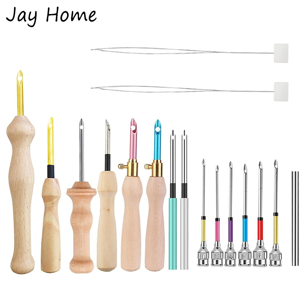 Punch Needle Kit Wooden Embroi - Punch Needle Kit ulasan dan harga