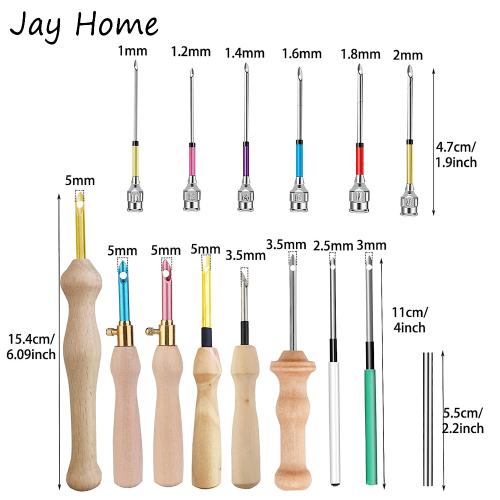 Punch Needle Kit Wooden Embroi - Punch Needle Kit ulasan dan harga