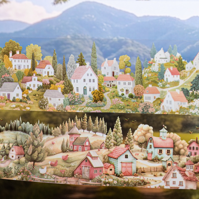 6 Rolls 6Cm×200Cm Village Them - Art Craft Village ulasan dan harga