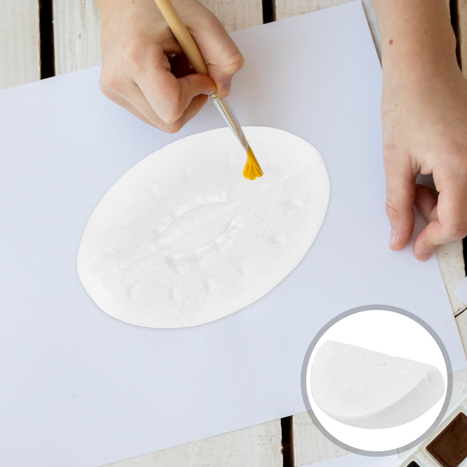 4Pcs White Foam Watermelon Sli - Art Craft Vegetables ulasan dan harga
