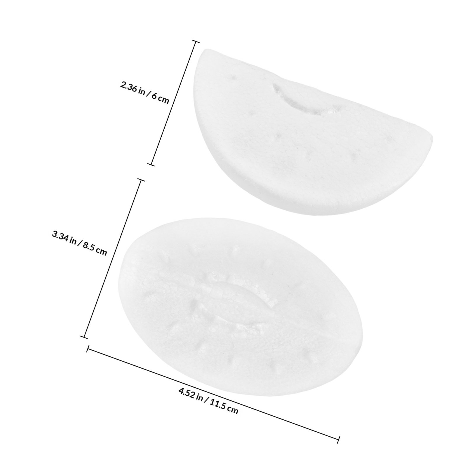 4Pcs White Foam Watermelon Sli - Art Craft Vegetables ulasan dan harga