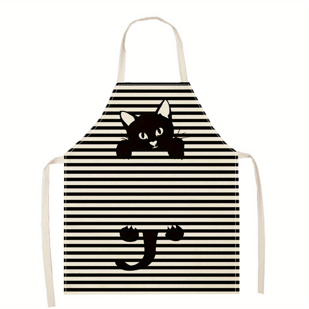 Linen Apron Funny Cat Sunglass - Art Craft Gift Ideas ulasan dan harga