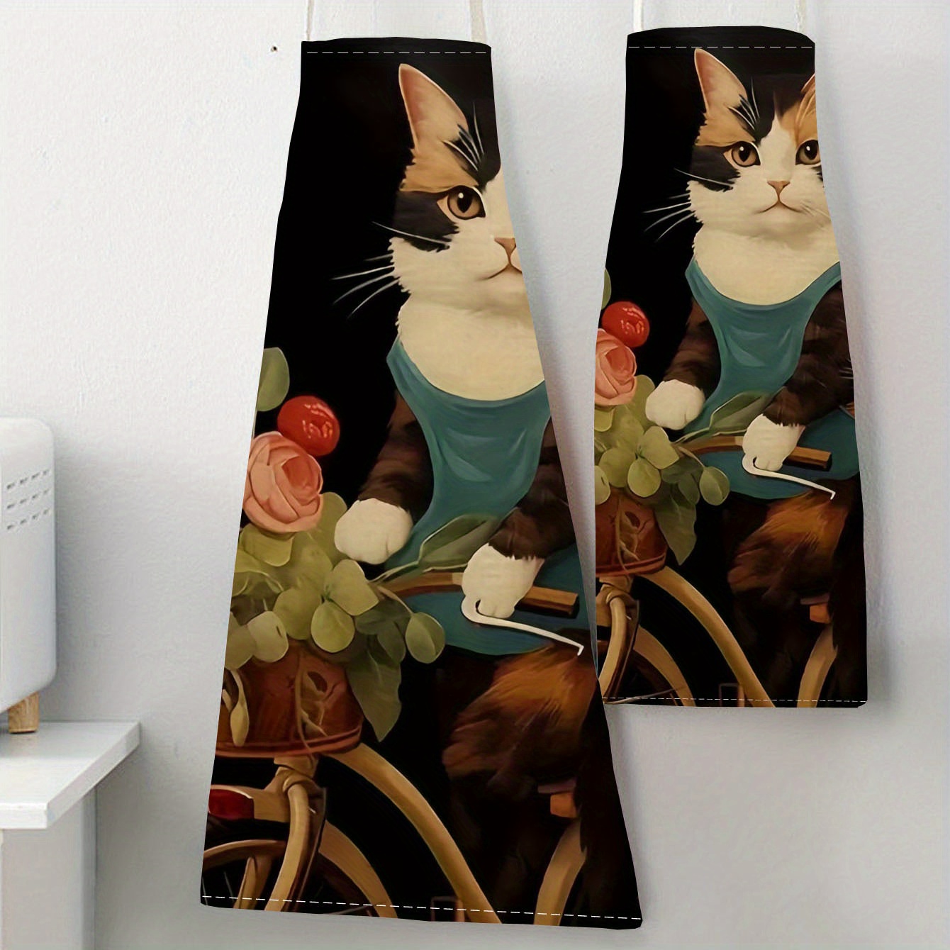 Linen Apron Funny Cat Sunglass - Art Craft Gift Ideas ulasan dan harga