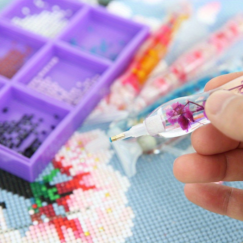 1set Flower Design Resin 5D Di - Art Craft Shop ulasan dan harga