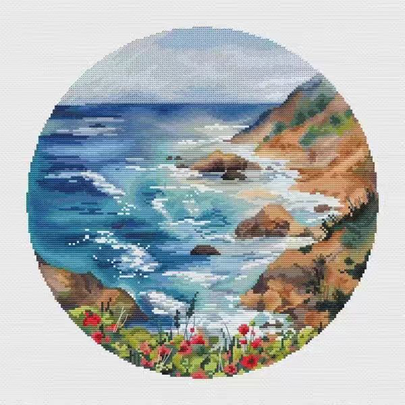 11217 Cross Stitch Kits Embroi - Punch Needle Kit ulasan dan harga