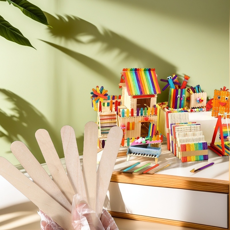 100pcs Ice Cream Popsicle Stic - Art Craft With Ice Cream Stick ulasan dan harga