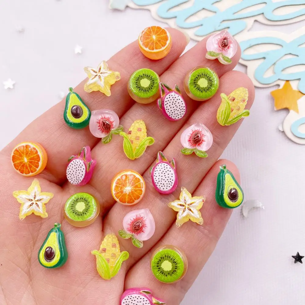 50PCS Resin Cute Mini Colorful - Art Craft Vegetables ulasan dan harga