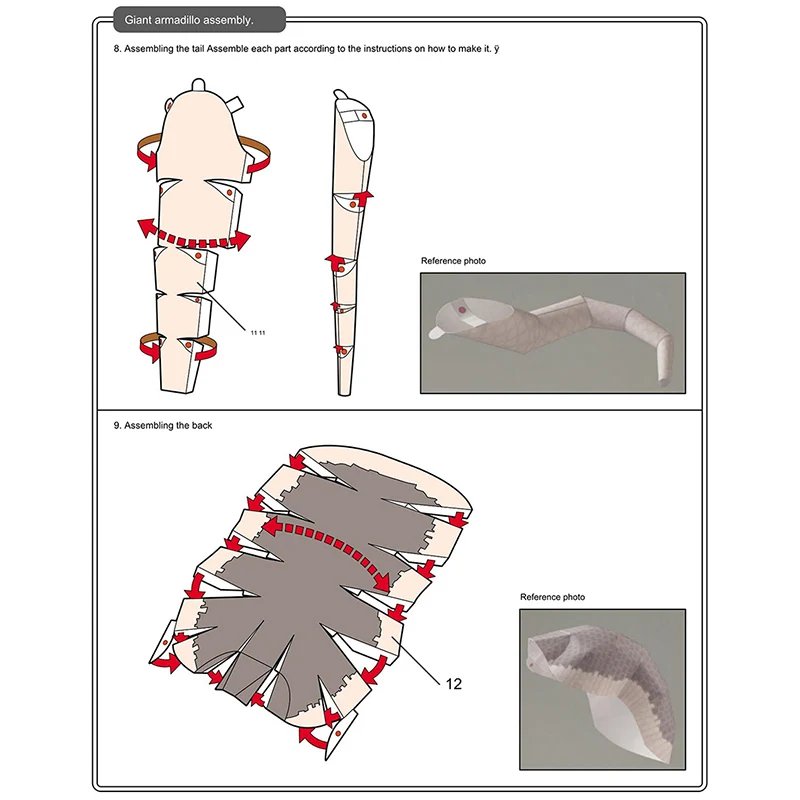 Giant Armadillo Origami Art Mi - Art Craft Center ulasan dan harga